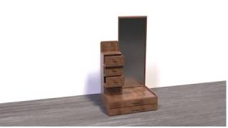 Blender l How to create a 3D Dressing Table in Blender l Timelapse Tutorial screenshot 4