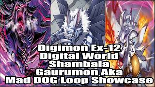 Shambala Created another Loop? Gaurumon's Mad Dog Loop EX-12 || Showcase Digimon Card Game