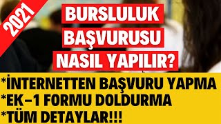 2021 Bursluluk Sınavı Başvurusu Nasıl Yapılır? İnternetten Elektronik Bursluluk Başvurusu Yapma