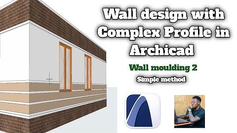 Wall design with Complex Profile in Archicad