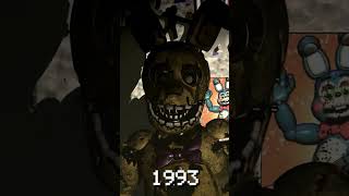 FNAF Springbonnie Animation over the years