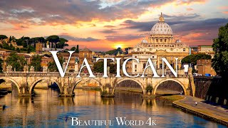 Vatican 4K Scenic Relaxation Film - Peaceful Piano Music - Travel City