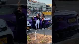 Prank girls super car highlights #corvette #funny #corvettec8 #c8 #foryou #car #ferrari #shorts