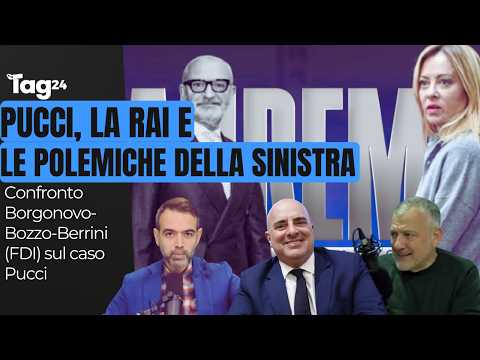 Pucci, la Rai e le polemiche della sinistra: confronto Borgonovo-Bozzo-Berrino (FDI)