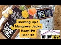 Brewing a mangrove jacks hazy ipa beer kit