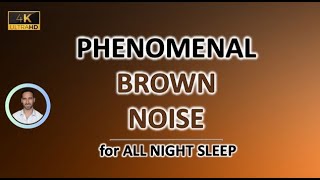 Phenomenal Brown Noise (10 Hours) BLACK SCREEN - Study, Sleep, Tinnitus Relief and Focus