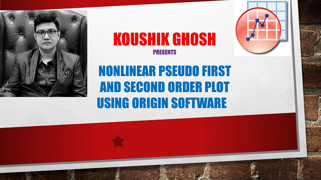 NONLINEAR PSEUDO FIRST AND SECOND ORDER USING ORIGIN SOFTWARE - YouTube