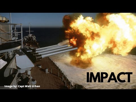 What Does the Impact of a 16in Shell Look Like?