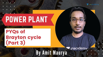 PYQs of Brayton Cycle (Part 3) | Power Plant | GATE & ESE 2021 | Amit Maurya, IIT Bombay Topper