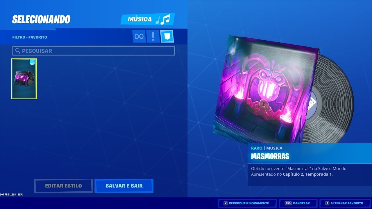 Fortnite — Música do Lobby — Dias Chuvosos 