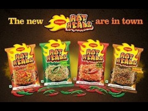 MAGGI HOT HEADS TASTE TEST//DHWANI - YouTube
