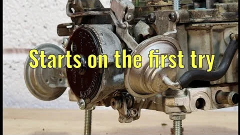 Electronic Quadrajet - Choke Stat Lever and Fast Idle Adjustment