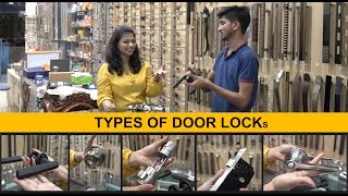 Types of Locks for Doors : Internal | Bedroom main Door Locks for Home  | Door lock design | Iosis