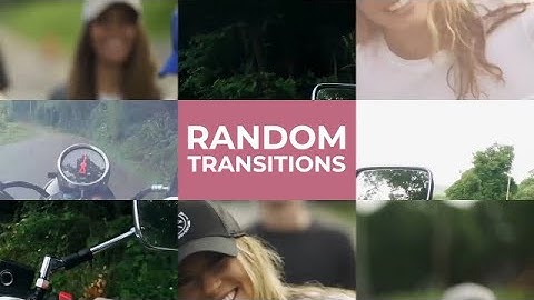 Random Transitions Premiere Pro Templates