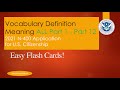 2020 N-400 Application Vocabulary Definition Meaning ALL Part 1 - Part 12 for U.S. Citizenship Слова