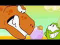 Confusão de Páscoa 🦖🟢 MARATONA DE OM NOM BRASIL! 🟢 Desenhos Animados Infantis em Português