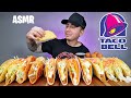 ASMR Eating Toasted Cheddar Chalupas + Doritos Locos Tacos From Taco Bell | Real Eating Sounds