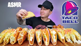 ASMR Eating Toasted Cheddar Chalupas + Doritos Locos Tacos From Taco Bell | Real Eating Sounds