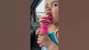 نيهان بتحب ايسكريم فرولة وانتوو اشتركو بالقناة نوصل 100 الف Viral شفا Cute Funny Shorts 