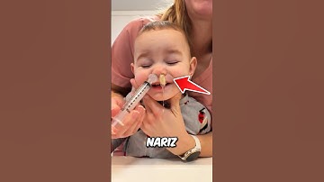 ¡A este bebé le salió todo esto de la nariz! 😱🤯 #shortvideo #shorts