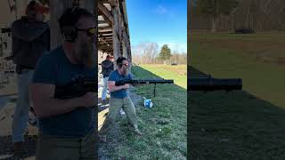 Lewis Gun From The Hip, At The Range