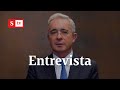 Entrevista: Álvaro Uribe habla sobre la situación crítica que vive Colombia | Vicky en Semana