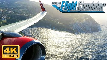 (4K) Microsoft Flight Simulator 2020 - ULTRA REALISM - 737-700 SHORT RUNWAY Takeoff At Skiathos