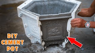 Awesome Method for Mass Production of Cement Pots with Plastic Mold by X-Creation 179,224 views 3 years ago 5 minutes, 57 seconds