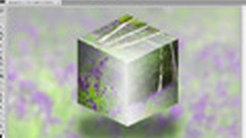 3D cube with photos from scratch in Photoshop - Week 49