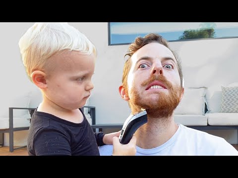 I Let My Toddler Shave My Beard