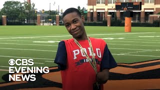 Armless basketball player sets his sight on a new sport