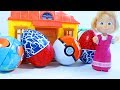 Играем с куклой Машей Игрушки из мультиков Леди Баг и Супер Кот, Свинка Пеппа, Смешарики