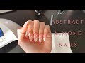 ♡ New Trendy Abstract Almond Nails | Polygel At Home ♡