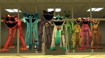 Surviving All Big Smiling Critters Chase, Poppy Playtime | Garry