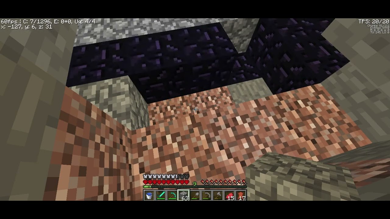 Going to the Nether in Minecraft hardcore - YouTube