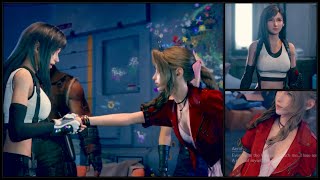 SEXY TIFA HELPS AERITH FROM THE HOODED SHADOWS IN AERITH´S ROOM FINAL FANTASY VII REMAKE