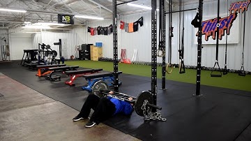 Swiss Bar Floor Press Versus Chains - THIRSTgym.com