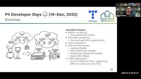 P4 Developer Day: Programmable Hardware Emulation Environment for Realistic/Scalable Network Testing
