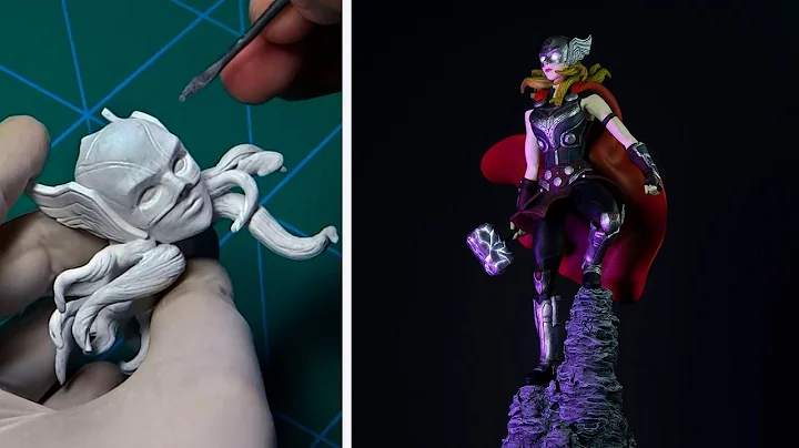 Sculpting MIGTHY THOR | JANE FOSTER | THOR LOVE AN...