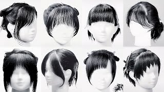 2021💇🔥Incleibles cortes de flequillos | How to cut bangs easily and quickly (Art in bangs cut)