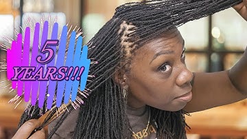 DIY Microlocs | 5 YEAR LOCAVERSARY!!!!! | Loc Journey | Interlocks