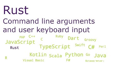 Rust - Command line arguments and user keyboard input