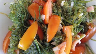 How to Make Sea Grapes Salad Appetizer (Ar - arosep) | Holy Week Outing Menu Final Part