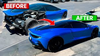 REBUILDING WRECKED 2020 MCLAREN GT IN 16 MINUTES by LNC COLLISION 47,711 views 8 months ago 16 minutes