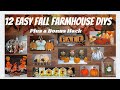 12 Easy Fall Farmhouse DIYs Plus a Bonus Hack || Fun Family Budget Friendly Crafts || Rustic Neutral