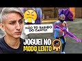 JOGUEI NO MODO CAMERA LENTA NO FREE FIRE!! INACREDITÁVEL!!