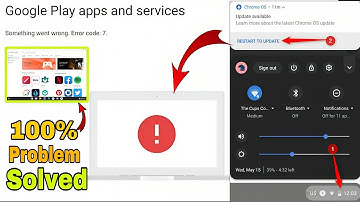 Play Store Error Code 7 on Chrome OS | Play Store Not Working After Auto Update Chrome os