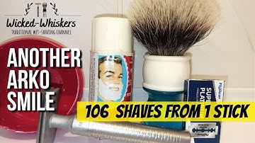 Arko shaving soap - last shave from a stick