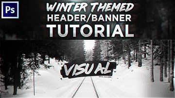 Tutorial: Creating A Winter/Christmas Themed Twitter Header/YouTube Banner!