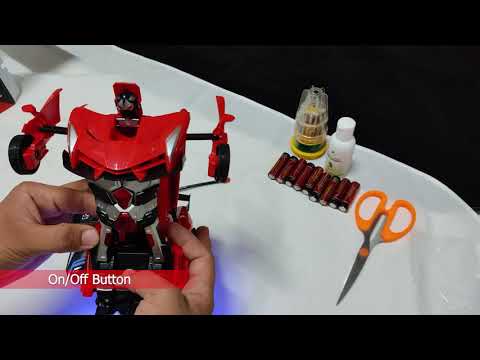 Deformation Robot RC Car | Unboxing And Testing | Transformer Robot Remote Control Car For Kids